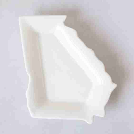 Georgia Shaped Tidbit Dish
